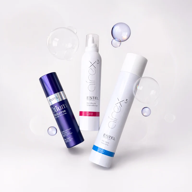 AIREX & OTIUM VOLUME Stylingroutine für Volumen und starken Halt