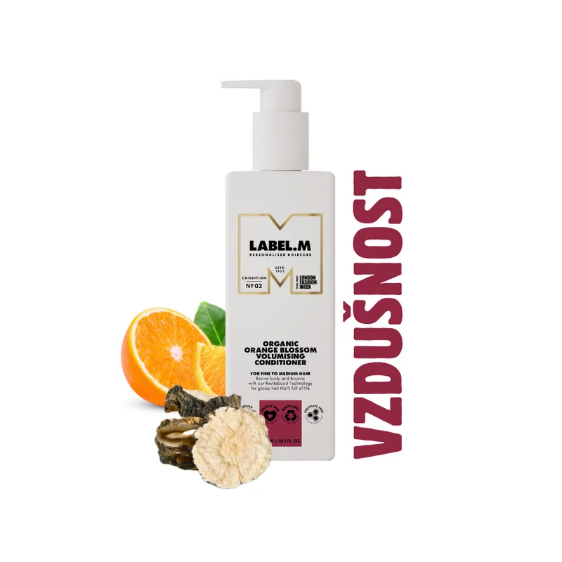 Objemový kondicionér pro lepší pružnost a hydrataci Organic Orange Blossom