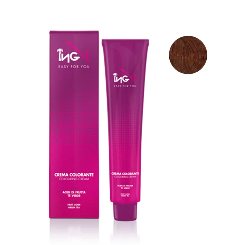 Tintura per capelli ING Color 7.43 Biondo Rame Dorato 100ml