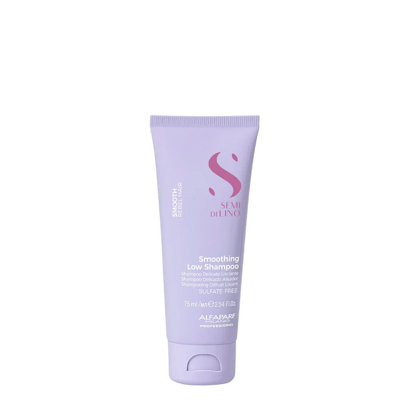 Alfaparf Milano Semi di Lino Smooth Smoothing Low Shampoo 75ml- shampoo delicato lisciante