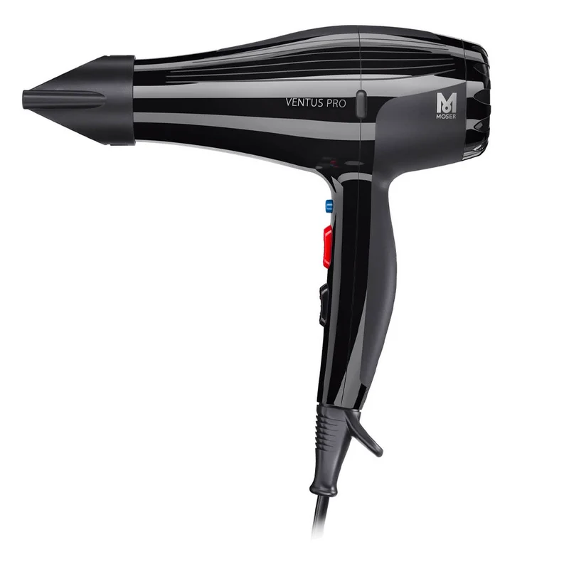 Moser Ventus Pro Black - asciugacapelli professionale