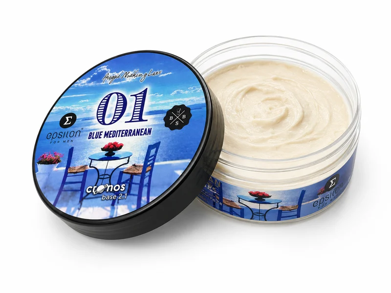 Shaving Soap Blue Mediterranean 01 Epsilon 125 gr