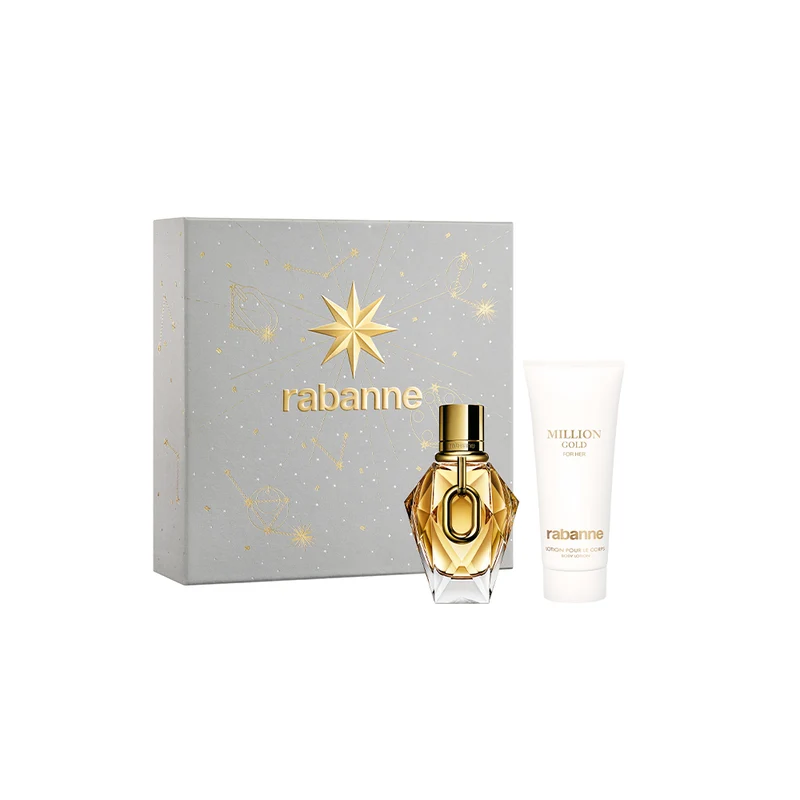 Million Gold For Her Eau de Parfum Set Regalo con Crema Corpo