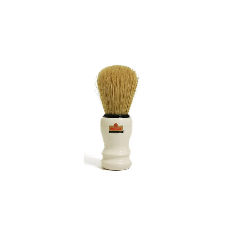 Pennello da barba professionale in pura setola Omega 10108