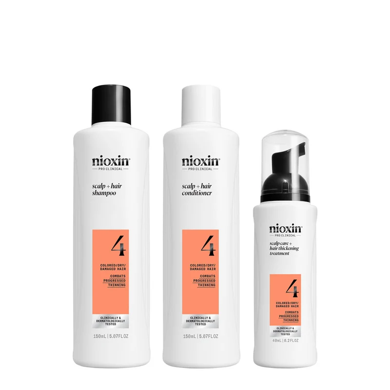Nioxin Sistema 4 Scalp + Hair Kit Trifasico 150ml - kit anti assottigliamento avanzato