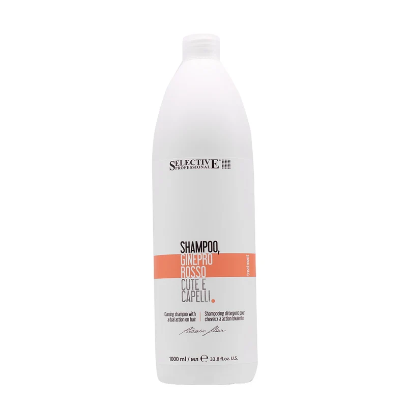 Selective Professional Artistic Flair Shampoo Ginepro Rosso 1000ml - shampoo purificante e stimolante