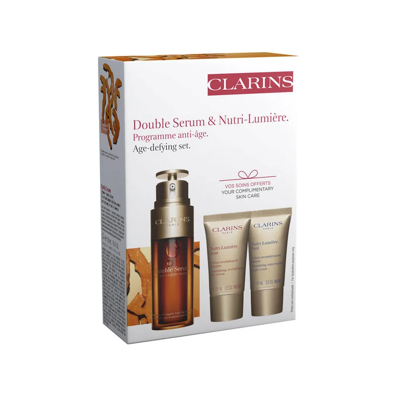 Double Serum + Nutri-Lumiere Cofanetto viso