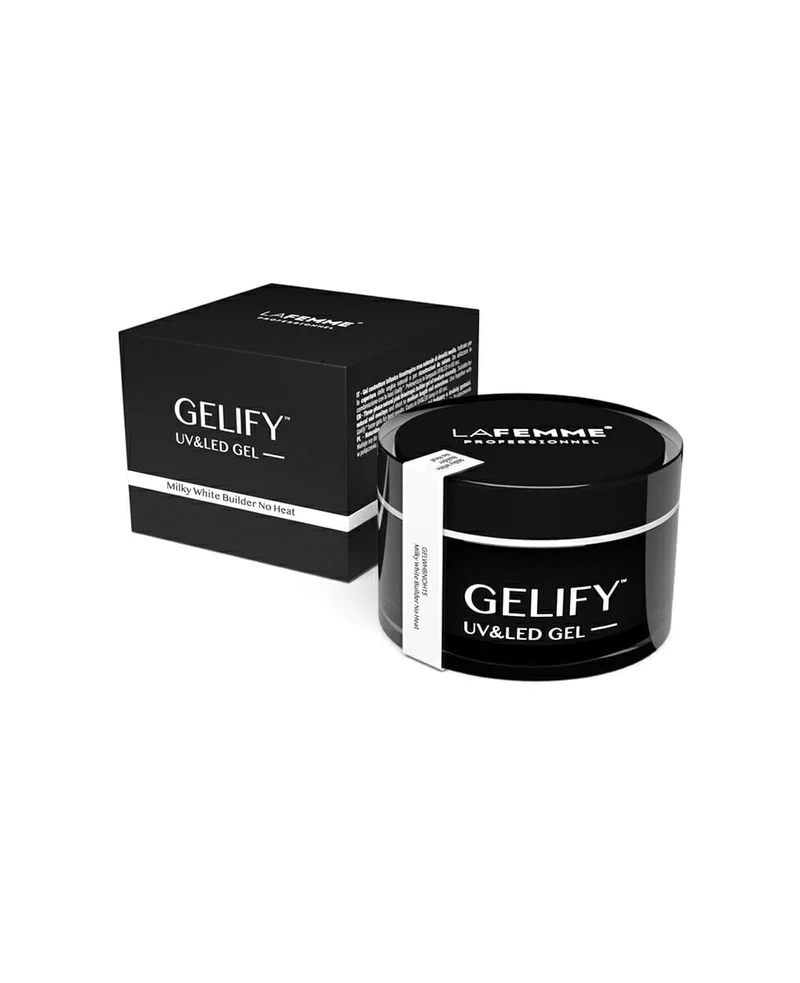 Gel costruttore trifasico Gelify No Heat Milky White Builder 15 g