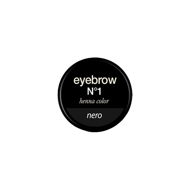 Polvere Colorante Henne Eyebrow Henna Ink n. 1 Nero 15 ml La Jolie
