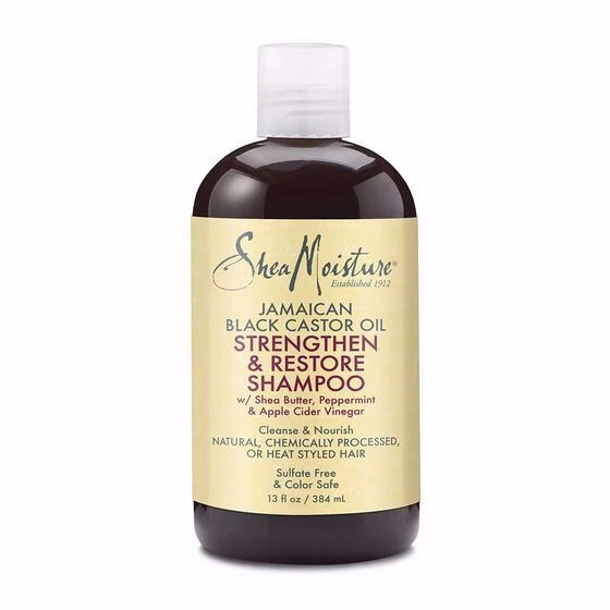 Shampoo fortificante con olio di ricino nero giamaicano