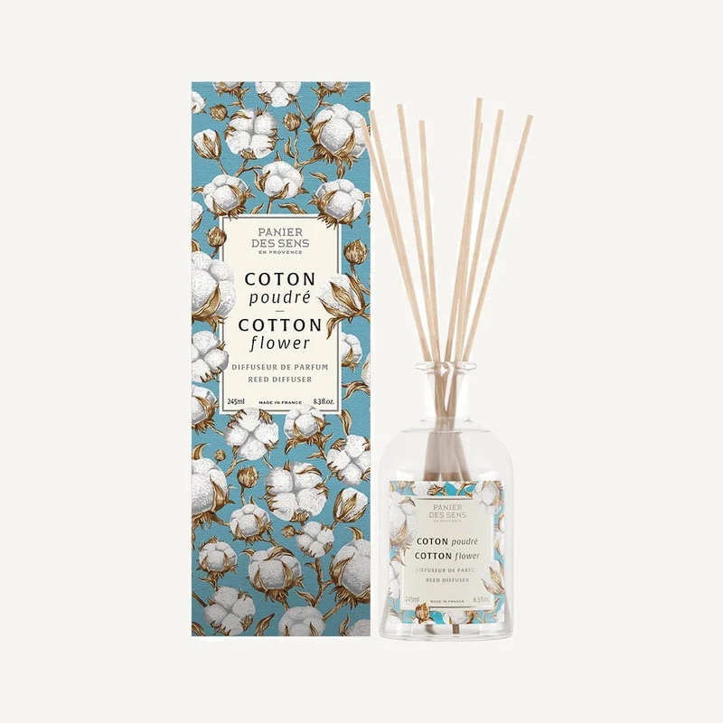 Diffuseur de parfum d’ambiance Coton Poudré – Parfum maison longue durée 240ml