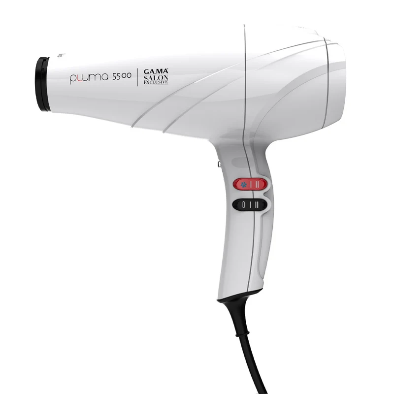 Ga.ma Professional Classic Pluma 5500 Oa Bianco - asciugacapelli