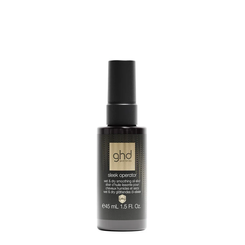 Ghd Sleek Operator Wet & Dry Smoothing Oil Elixir 45ml - olio nutriente anticrespo