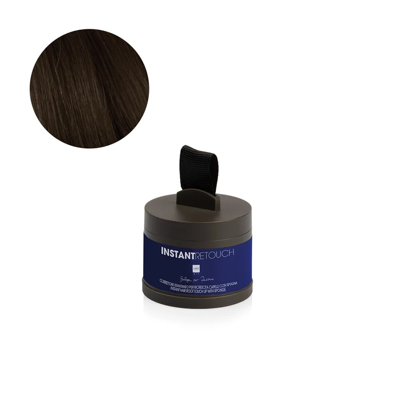 Ombretto con spugna applicatore per ritocco ricrescita Castano