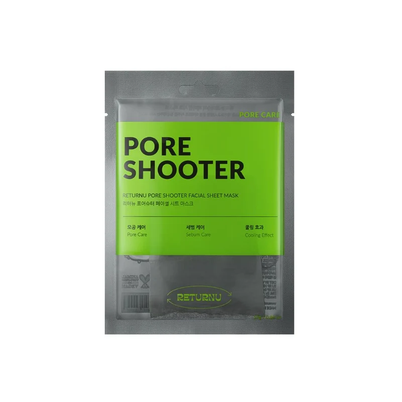 Returnu Pore Shooter Facial Sheet Mask
