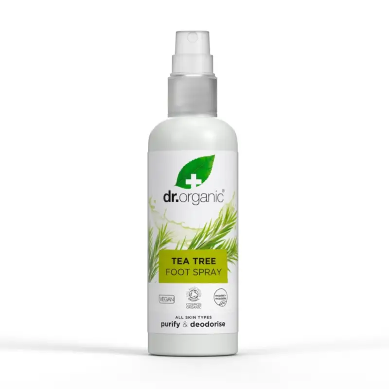 Dr.Organic Tea Tree Foot Deodorant Spray, 100 ml