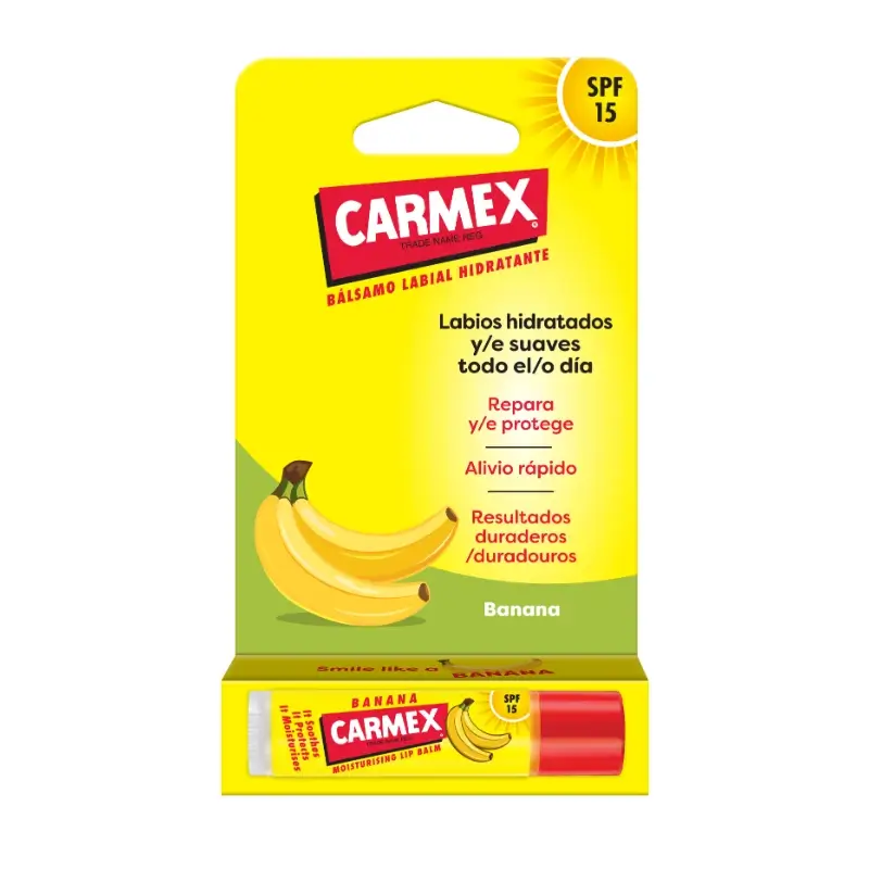 Carmex Banana Lip Balm Stick SPF15, 4.25g