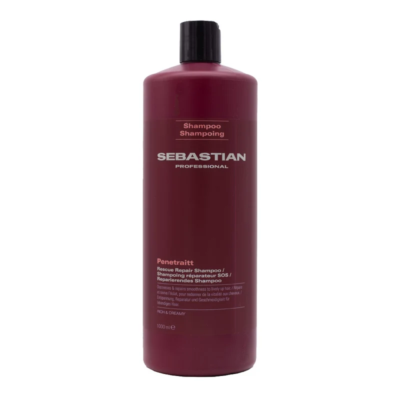 Sebastian Professional Penetraitt Rescue Repair Shampoo 1000ml - shampoo nutriente rinforzante