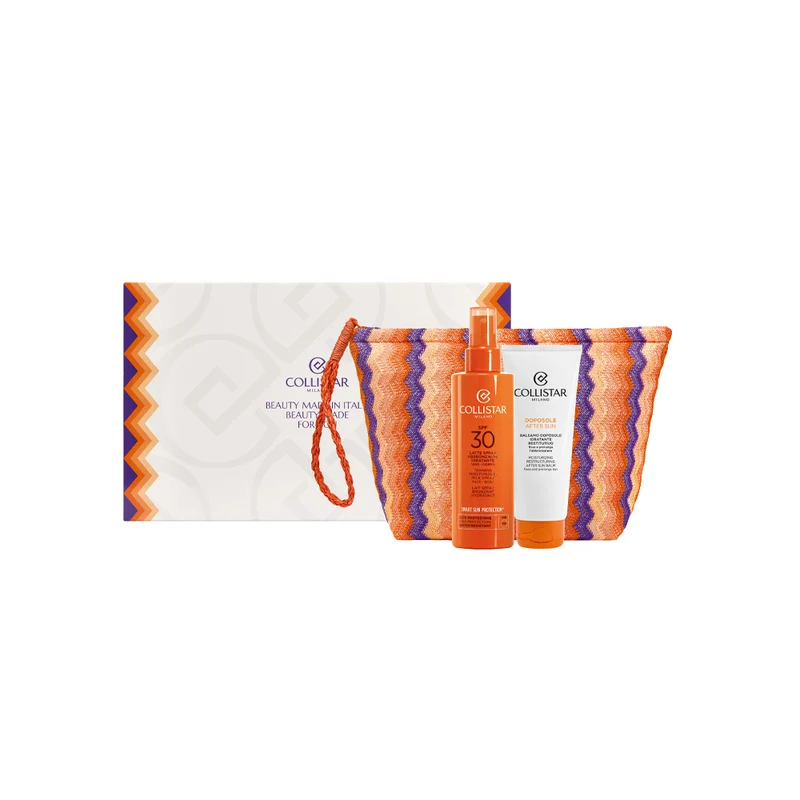 Cofanetto Latte Spray Abbonzante SPF30 & Balsamo Doposole