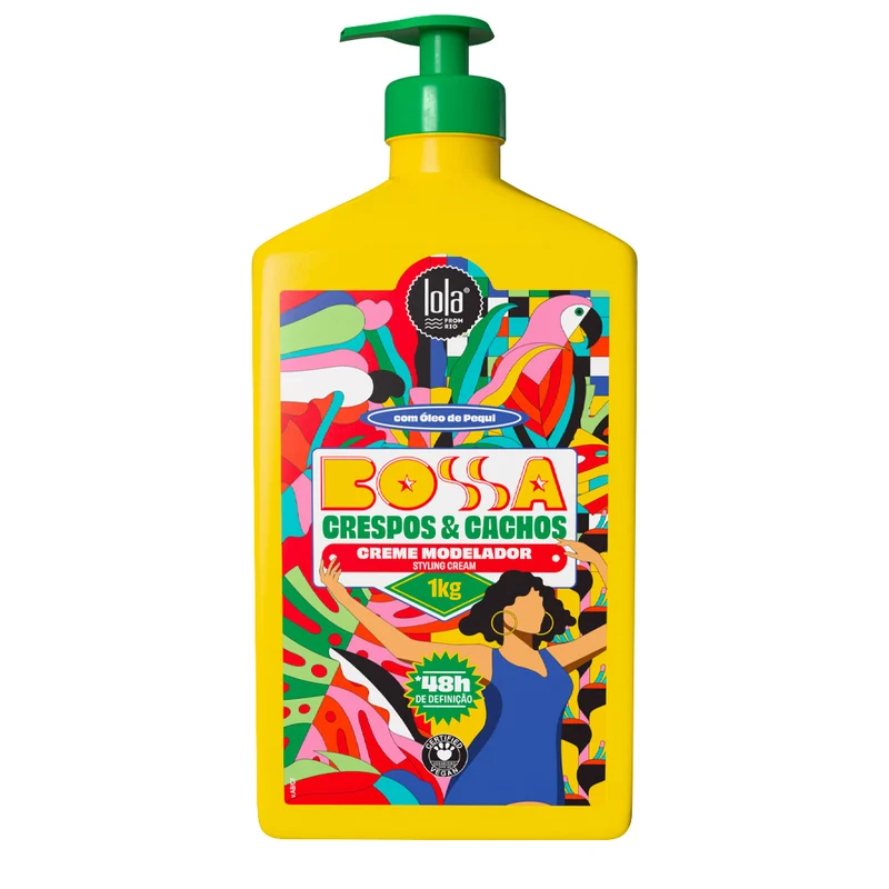 Lola From Rio Bossa Crespos & Cachos Creme Modelador 1000gr - crema modellante capelli ricci