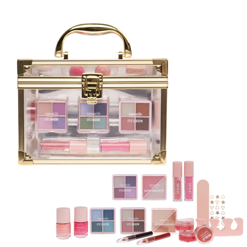 Naima Cosmetic Case Make-up Gold M