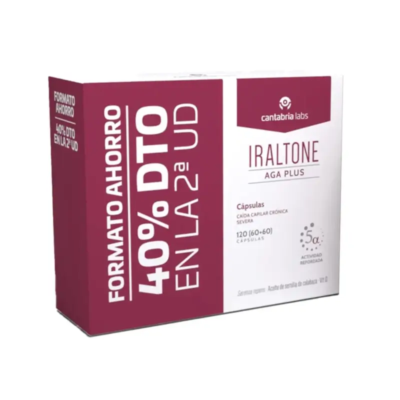 Iraltone Duplo Aga Plus Savings Pack, 120 Capsules