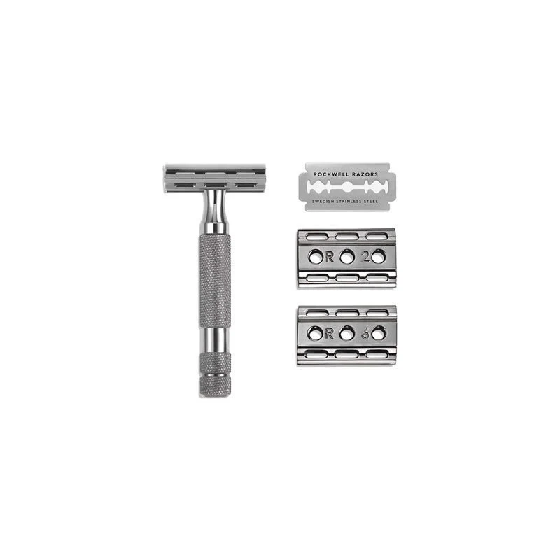 Rasoio di Sicurezza Gunmetal Classic 6C Rockwell Razors