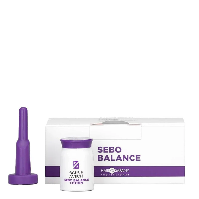 Hair Company Double Action Sebo Balance Lotion 10ml x 10 pz - lozione seboregolatrice