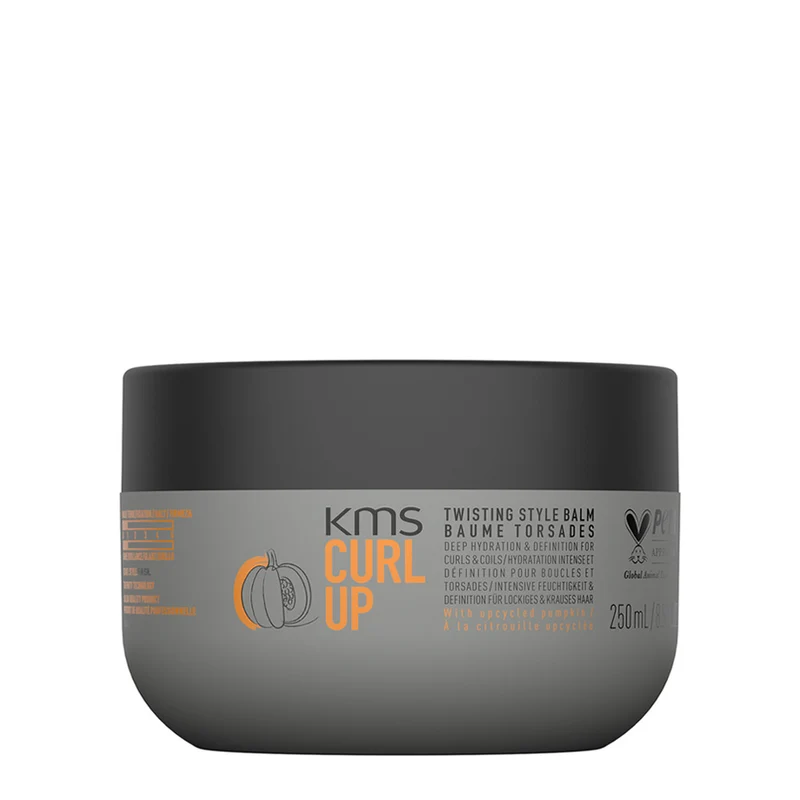 Kms Curl Up Twisting Style Balm 250ml - trattamento idratante per capelli ricci e mossi