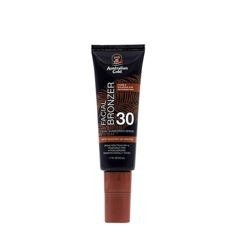 Australian Gold Facial Bronzing Serum Spf30 50ml - cosmetico solare con bronzer