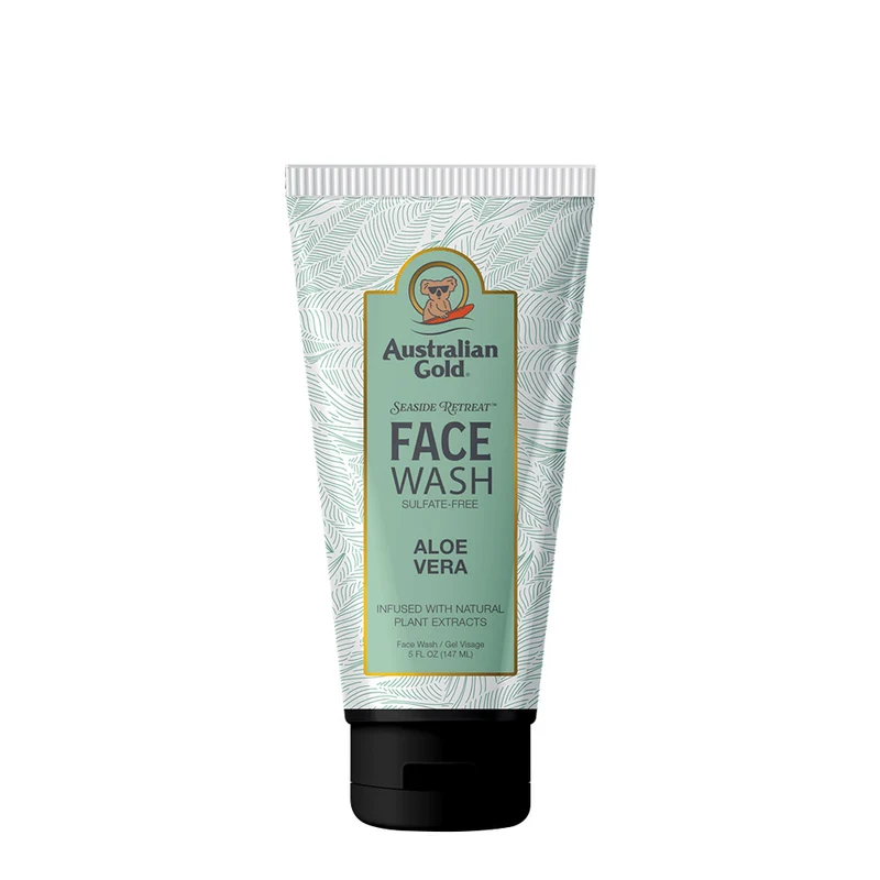 Australian Gold Seaside Retreat Aloe Vera Face Wash 147ml - detergente viso delicato