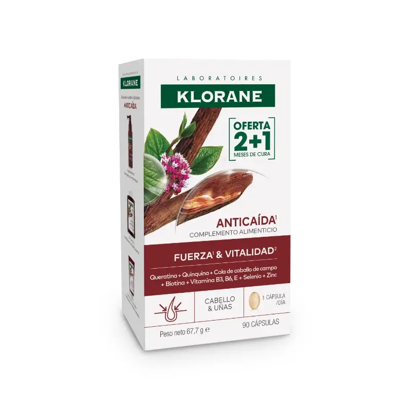 Klorane KeratinCaps Strength and Vitality 90 capsules