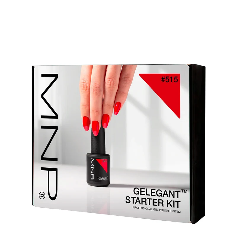 My Nail Pro MNP Gelegant Starter Kit Pure Red - cofanetto manicure semi