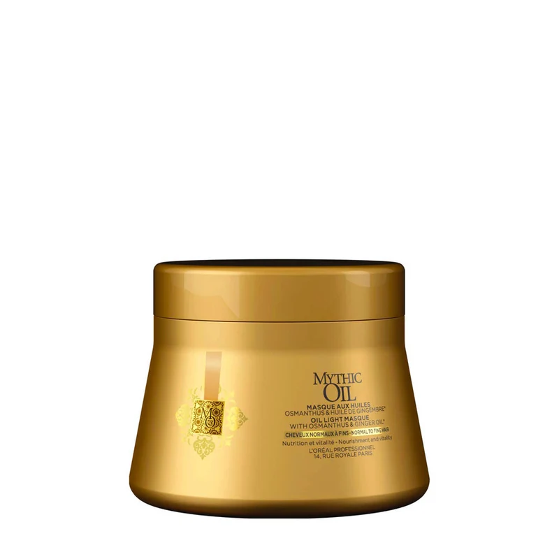 L'Oreal Mythic oil Light masque 200ml - maschera idratante leggera capelli fini