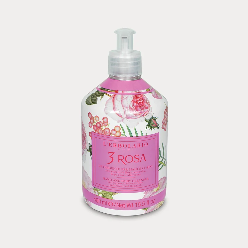 Detergente Mani e Corpo 3 Rosa