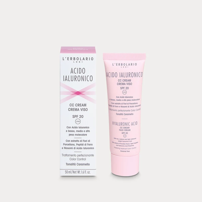 CC Cream tonalità Caramello Acido Ialuronico