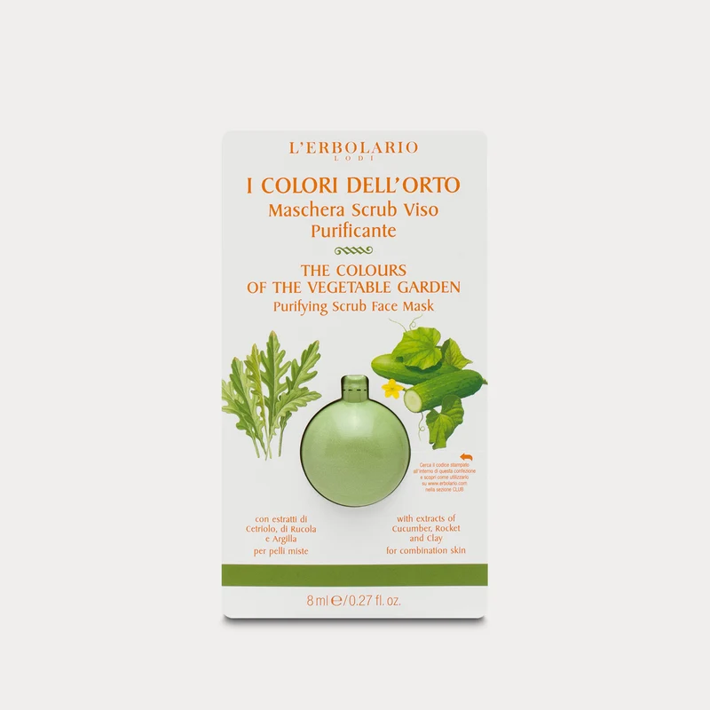 Maschera Scrub Viso Purificante I Colori dell'Orto