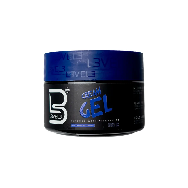 Gel per capelli Cream Gel Medium Shine L3VEL3 250 ml