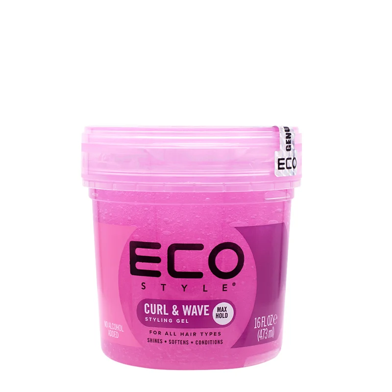 Eco Style Curl & Wave Styling Gel Max Hold 473ml - gel capelli ricci