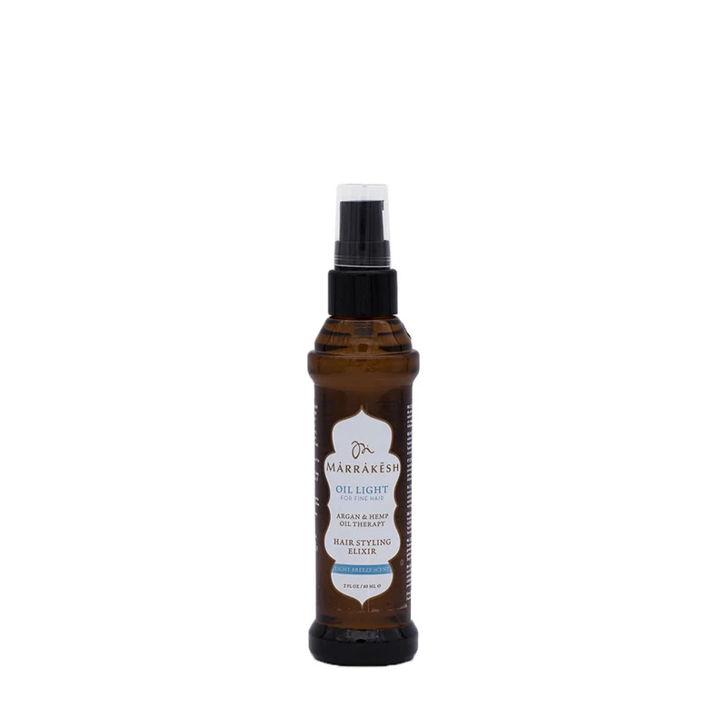 Marrakesh Fine Hair X Oil Light Hair Styling Elixir 60ml - Olio Idratante Leggero per Capelli Fini