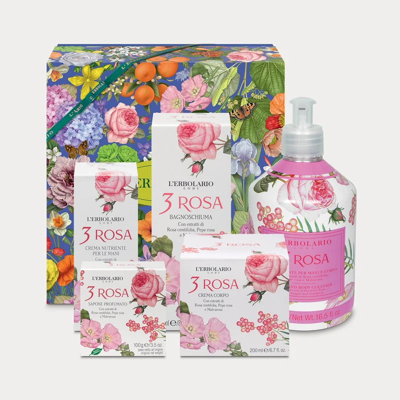 Confezione 3 Rosa Grande