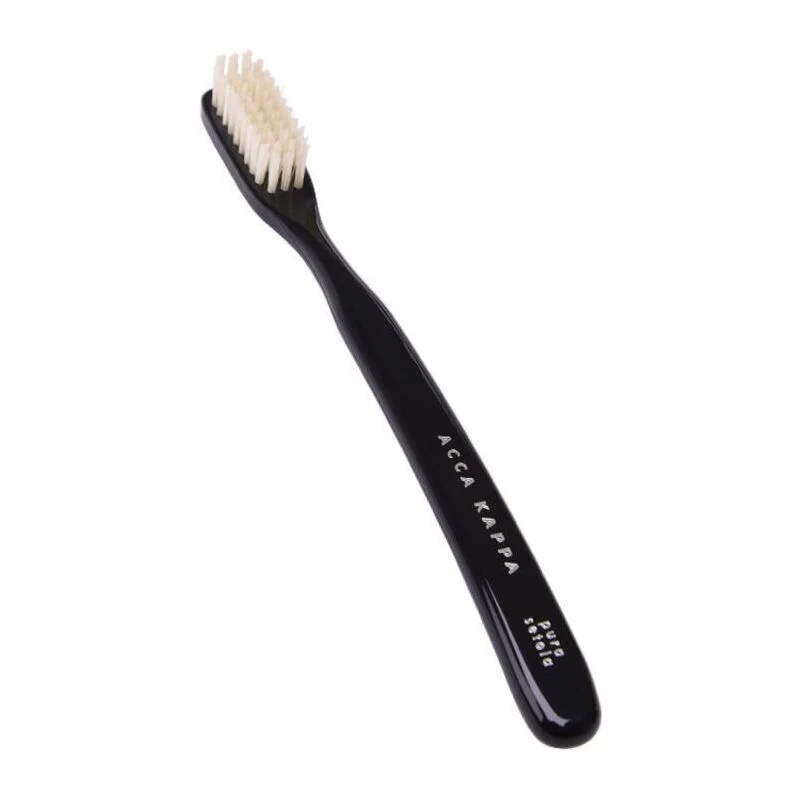 Spazzolino da Denti Setola Dura Nylon Manico Nero Acca Kappa