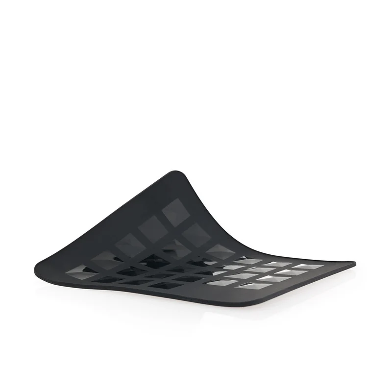 Tappetino Ignifugo per ferro o piastra 20x25 cm colore nero