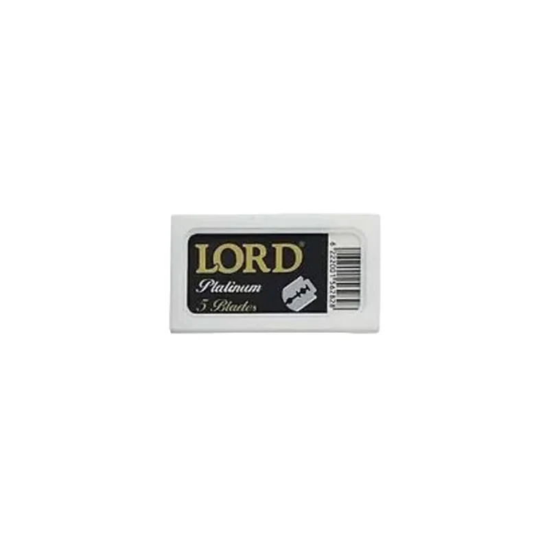Lamette da Barba Double Edge Lord Platinum 1 Pc da 5 Lame