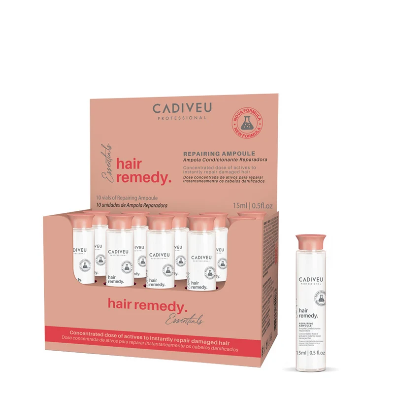 Cadiveu Essentials Hair Remedy Repairing Ampoule 10x15ml - kit ristrutturante