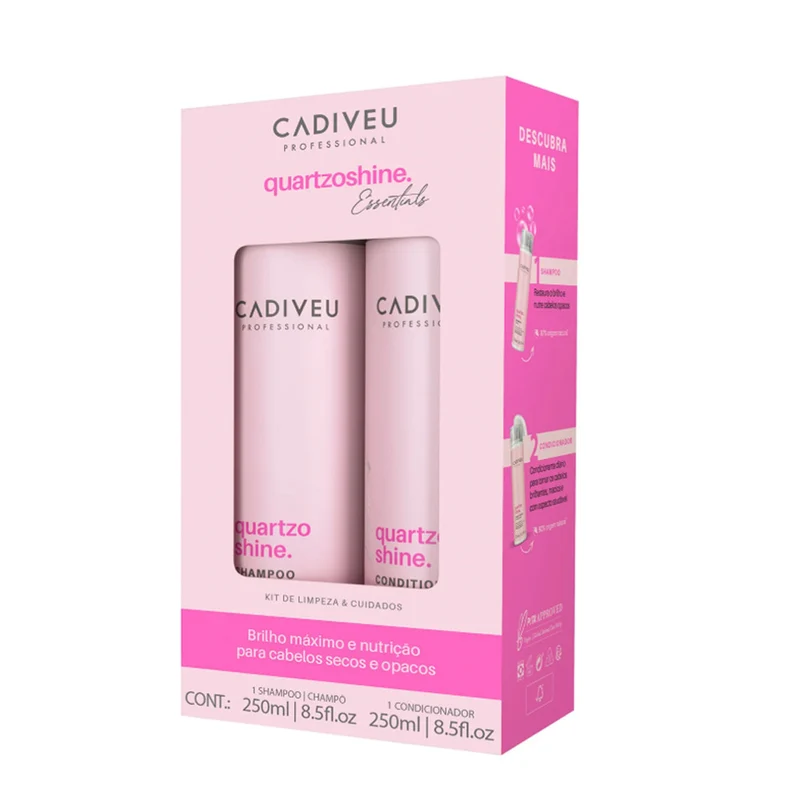 Cadiveu Essentials Quartzo Shine Essentials Kit - kit illuminante e nutriente