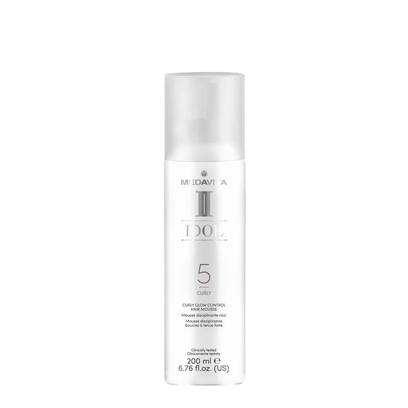 Medavita Idol Curly Glow Curl Control Hair Mousse 200ml - mousse disciplinante ricci