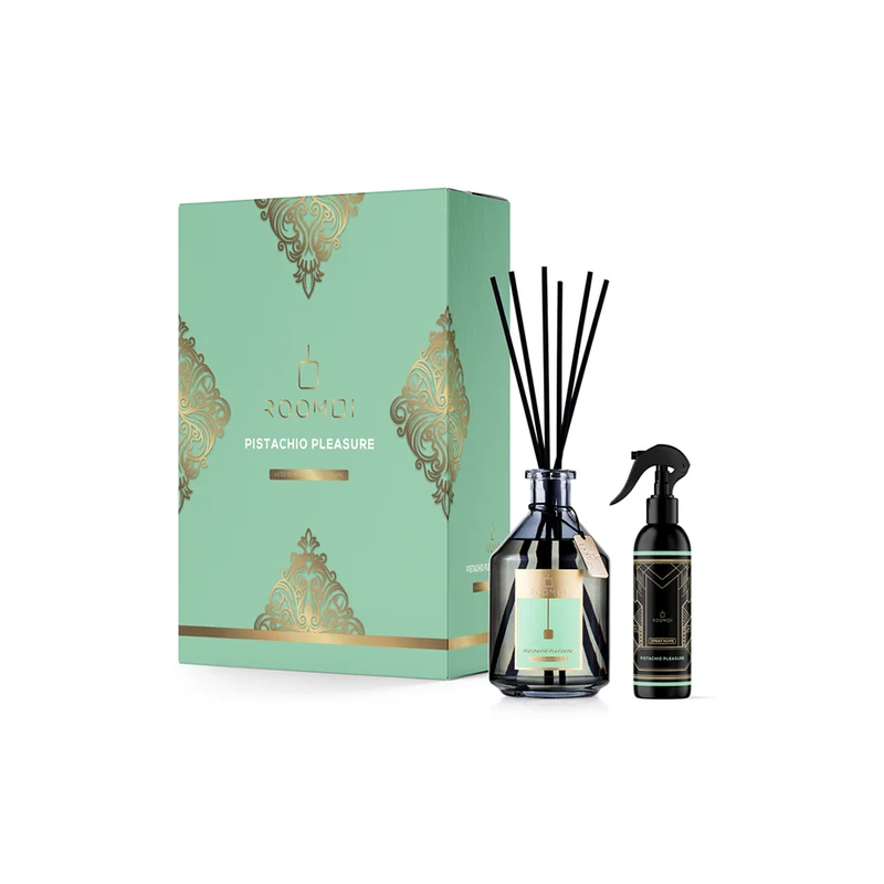 Pistachio Pleasure Profumo per Ambiente + Spray Home Kit Regalo