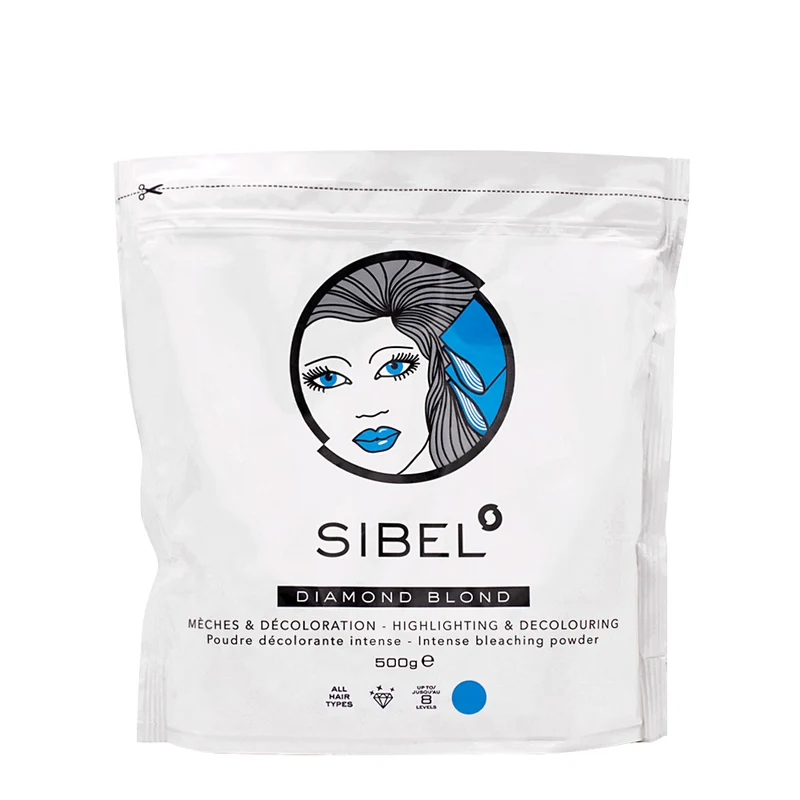 Sibel Diamond Blond Intense Bleaching Powder 500gr - polvere decolorante per schiarire e balayage