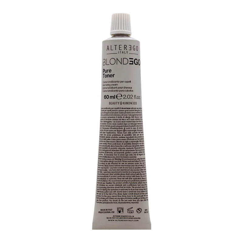 Alterego Blondego Pure Toner Platinum Platino 60ml - crema tonalizzante